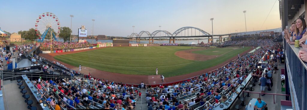 Modern Woodmen Park, Davenport, Quad Cities River Bandits, Iowa minor league baseball